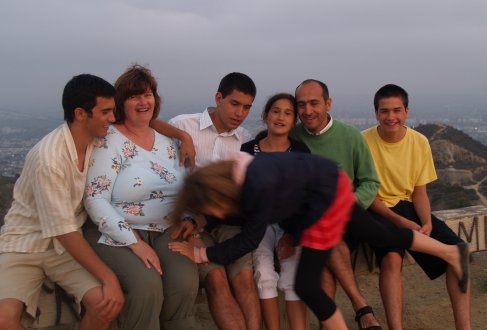 Foto der Familie (ohne Stefanie)