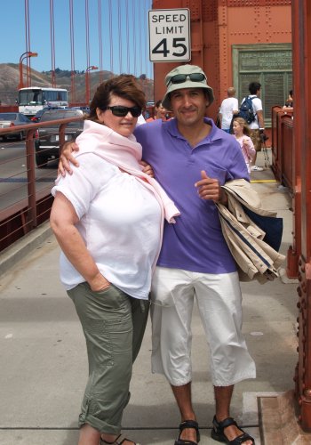 Foto von Amir und Irene Housseini in San Francisco